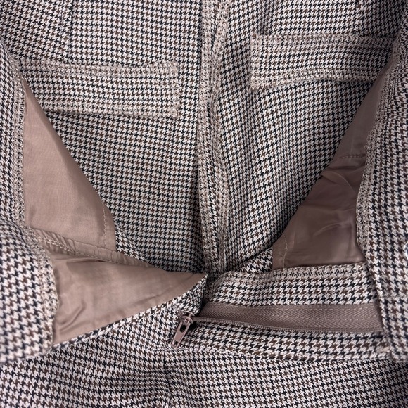 Carly Jean Los Angeles Houndstooth Pants Women's Size Medium Ankle Career Casual - Picture 9 of 15